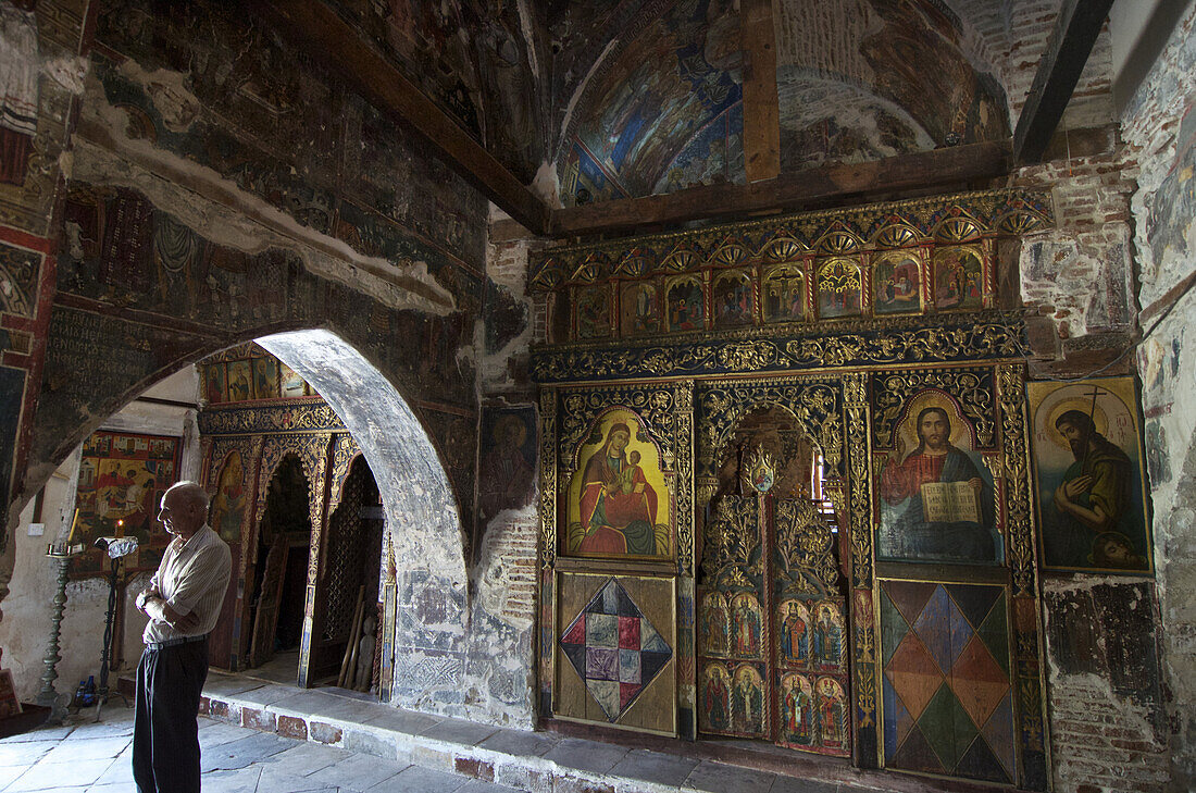 The 14th century church of Timiou Stavrou in Pelendri village is