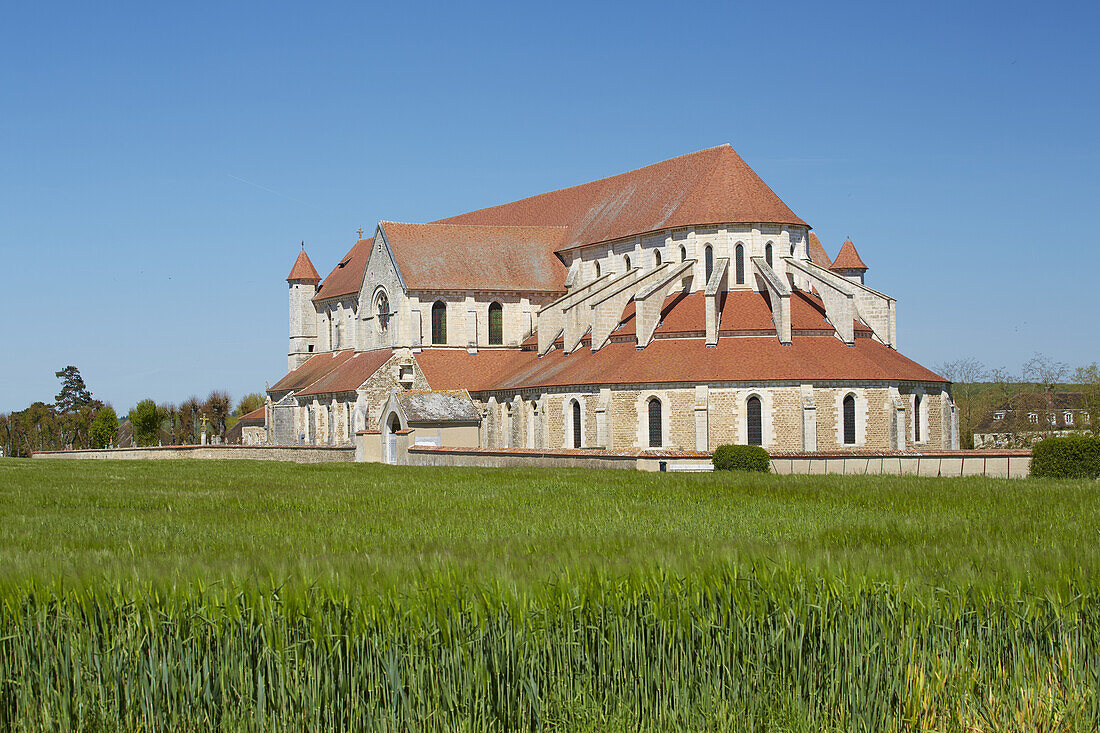 Church of the former Abbey Pontigny , Pontigny , Departement Yonne , Burgundy , France , Europe