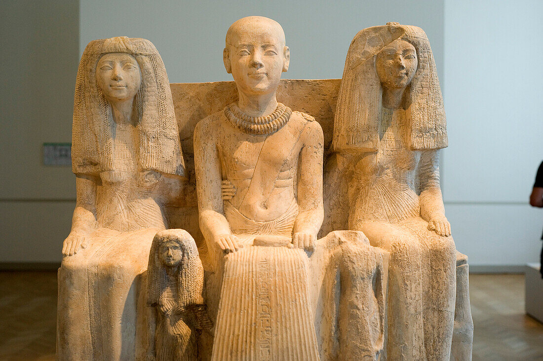 Germany, Berlin, Museum Island, listed as World Heritage by UNESCO, the Alten Museum (Old Museum) Ancient Egypt, Family Ptahmai of 1250-1200 BC