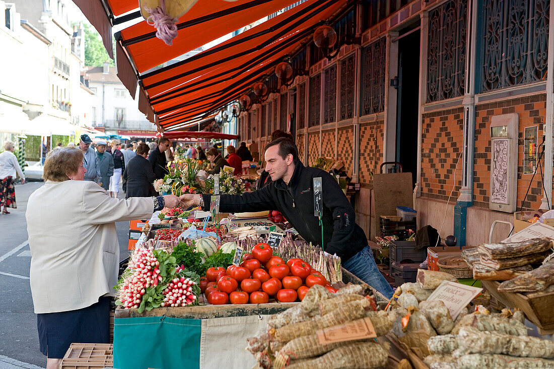 France, Cote d'Or, Dijon, Les Halles (covered market)