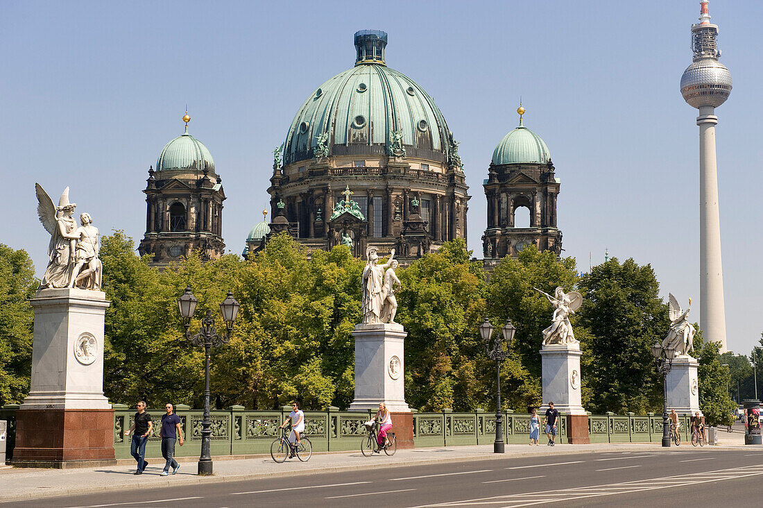 Deutschland, Berlin, Museumsinsel, die zum Weltkulturerbe der UNESCO, der Berliner Dom in Berlin