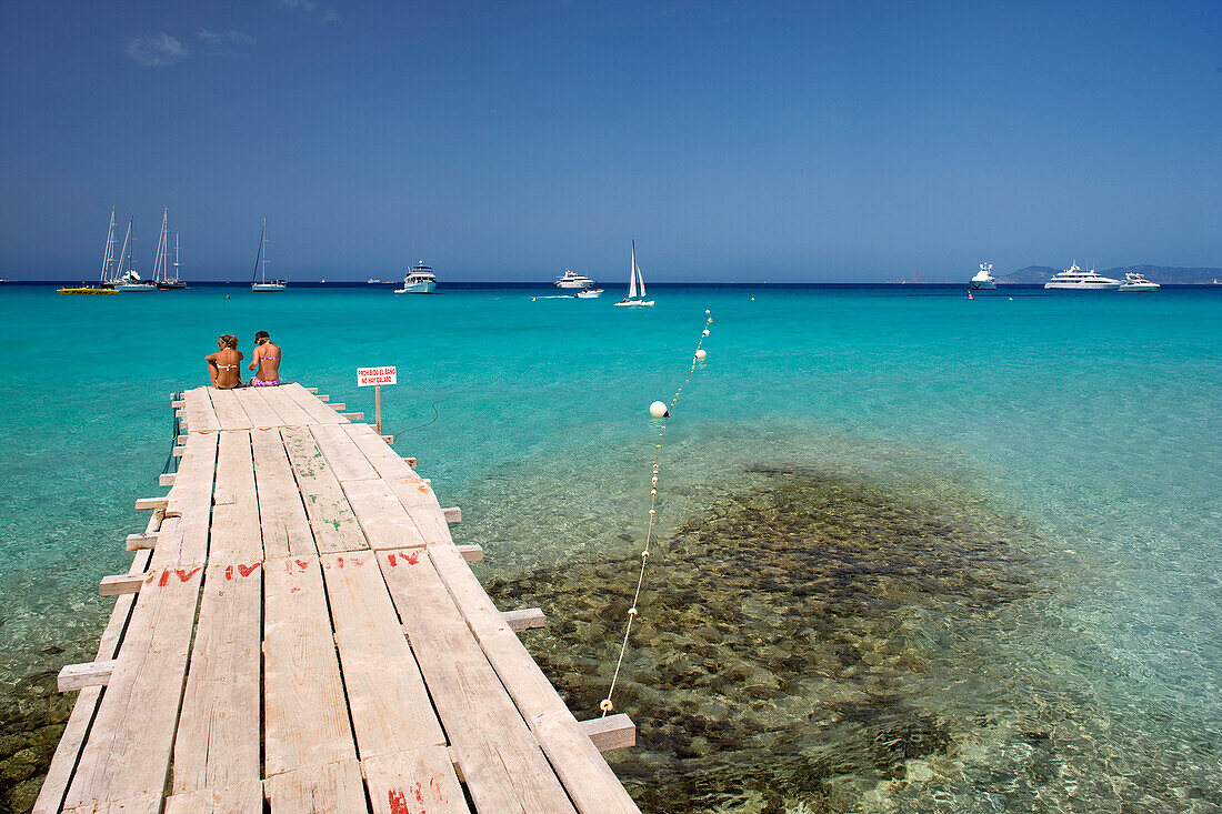 Spanien, Balearen, südlich von Ibiza, Formentera Insel, Ses Illetes Strand