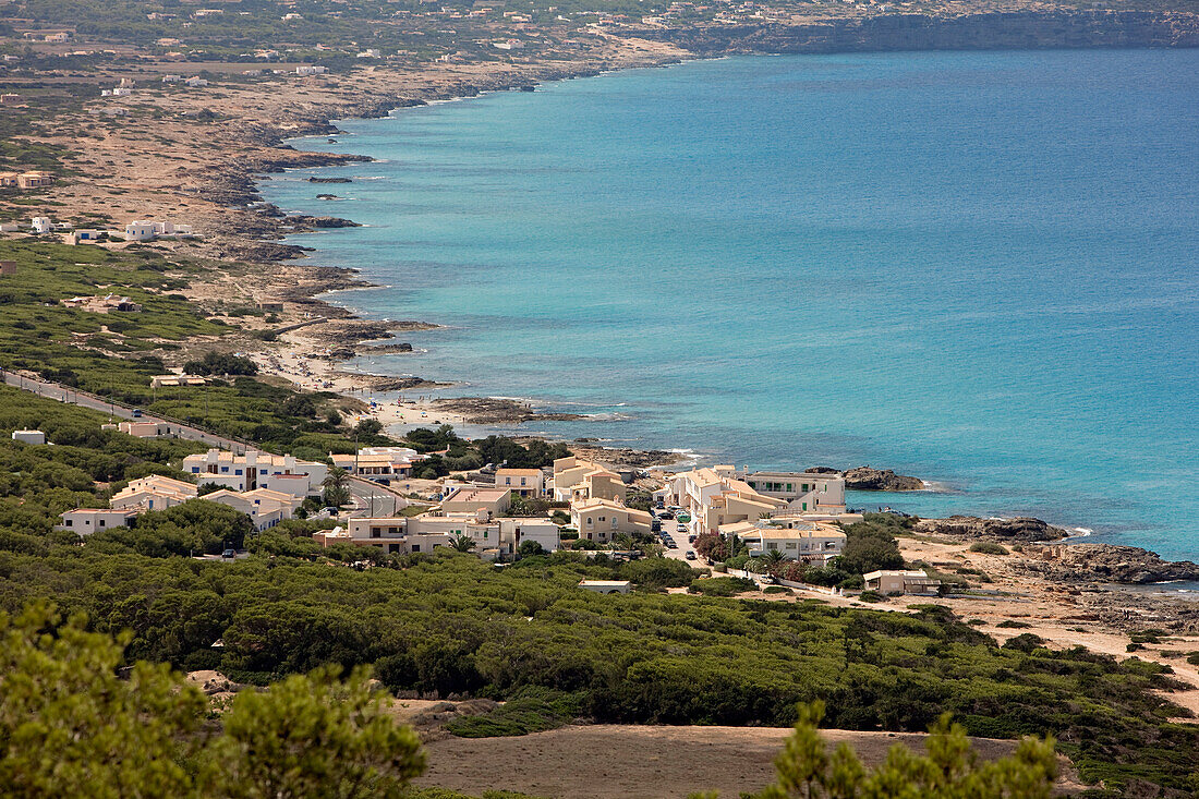 Spain, Balearic Islands, south of Ibiza island, Formentera island, Tramuntana
