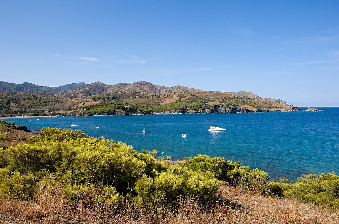 Spain, Catalonia, Costa Brava, Cap Ras, Borrosa beach