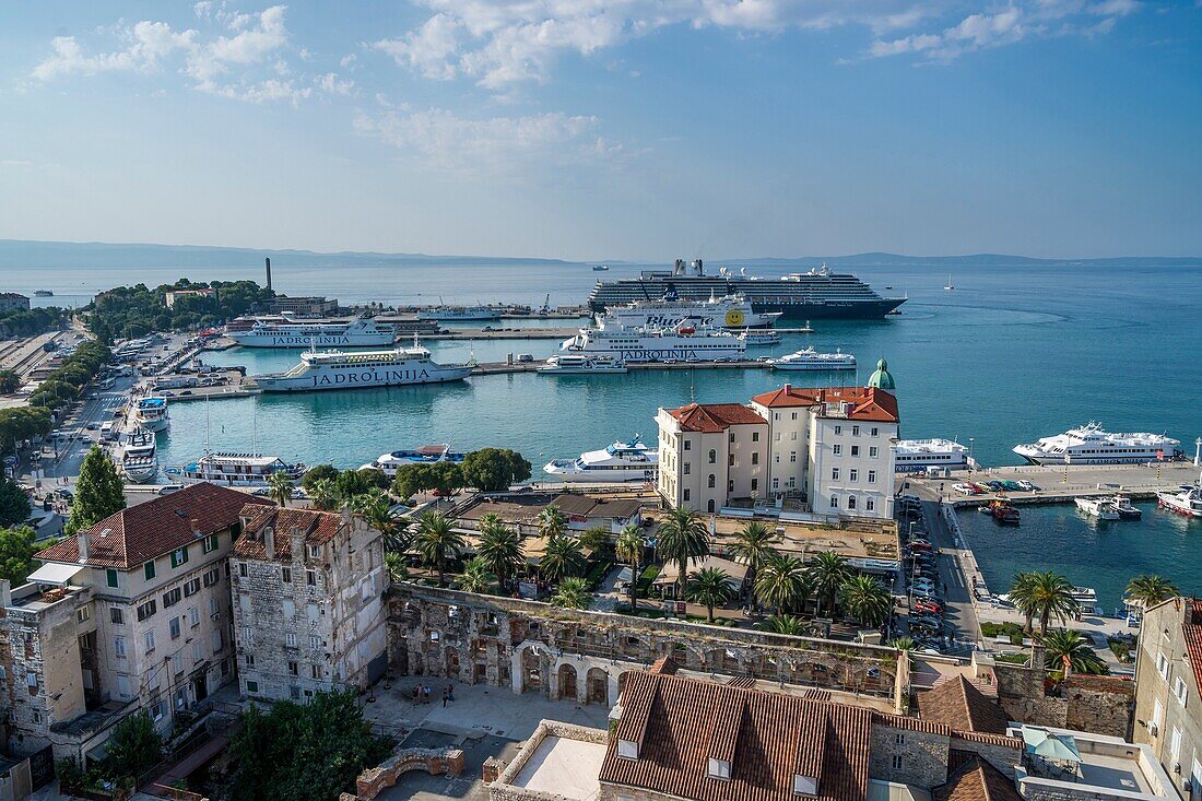 Aerial vrew of Split