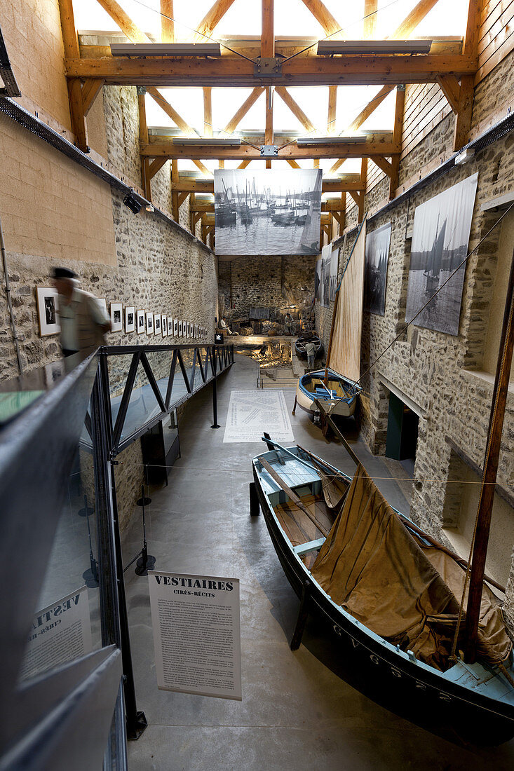 Hafenmuseum, Douarnenez, Bretagne, Frankreich