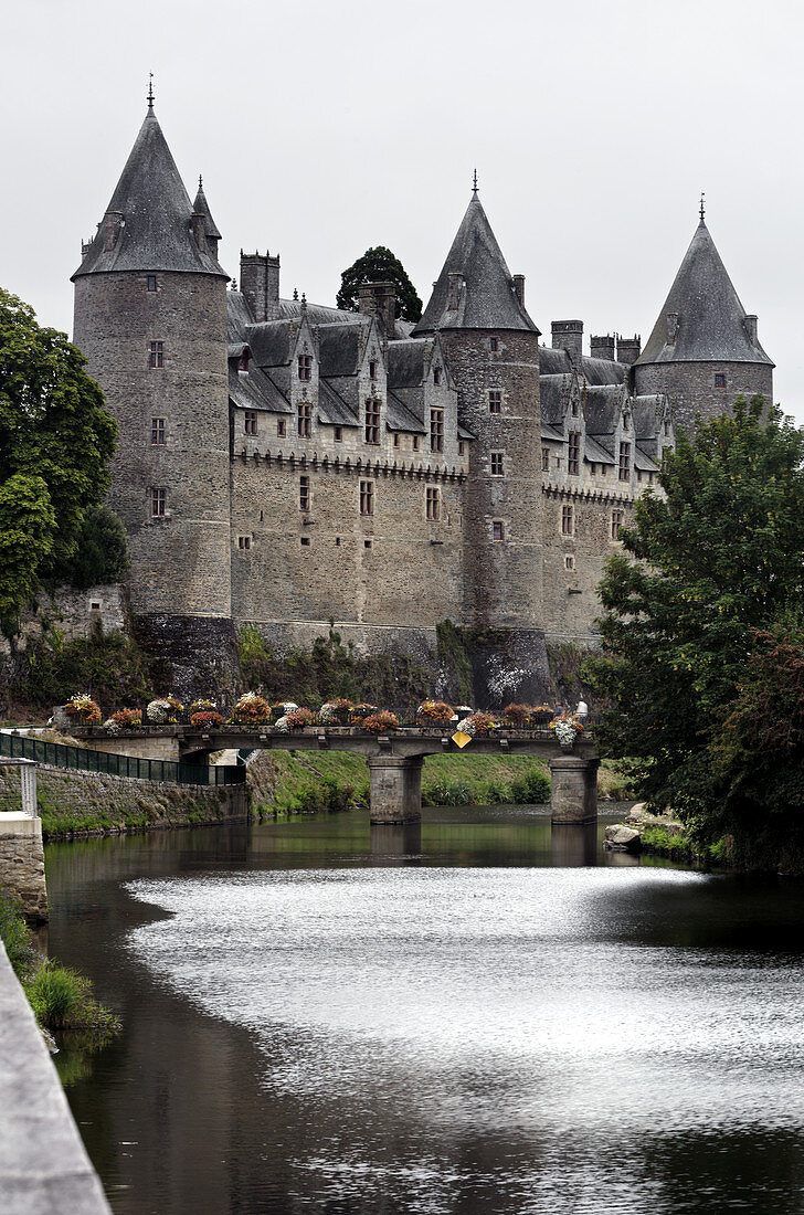 Schloss, Josselin, Bretagne, Frankreich