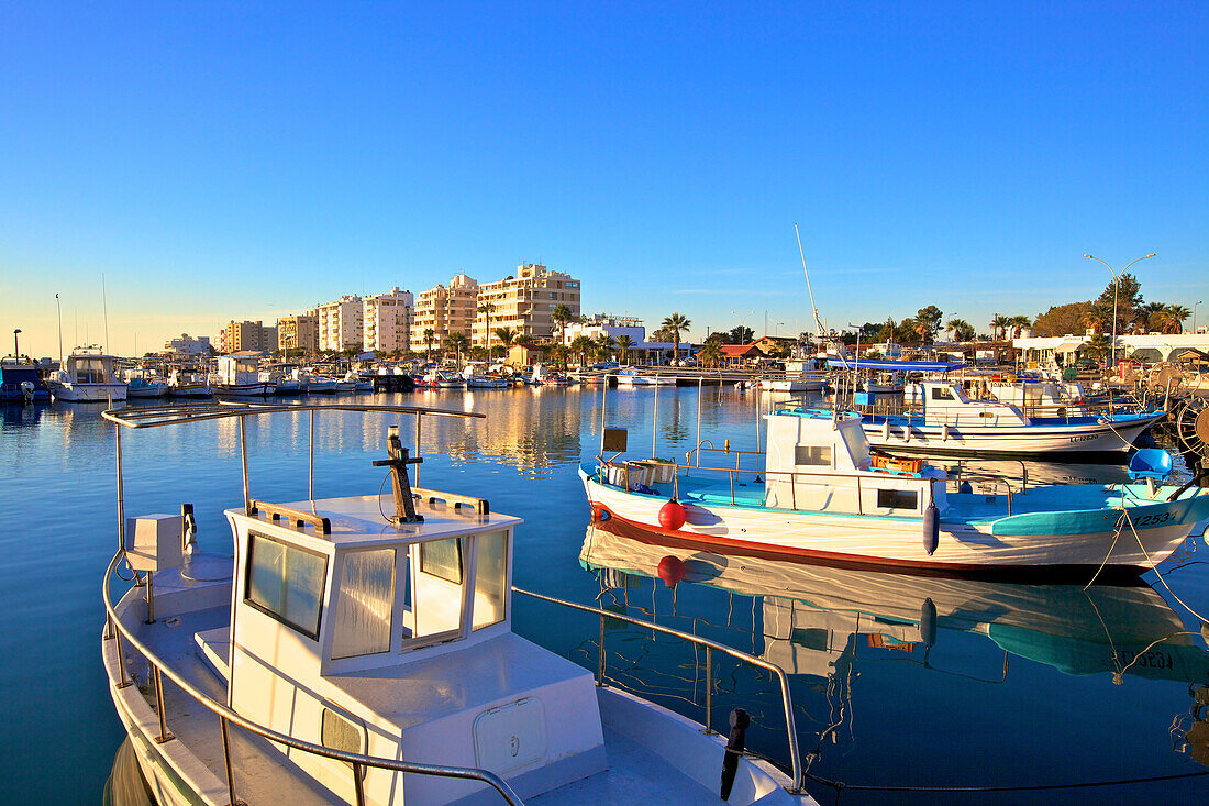 Larnaka Harbour, Larnaka, Cyprus, Eastern Mediterranean Sea, Europe
