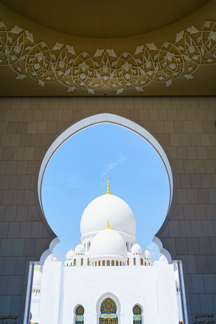 Sheikh Zayed Mosque, Abu Dhabi, United Arab Emirates, Middle East