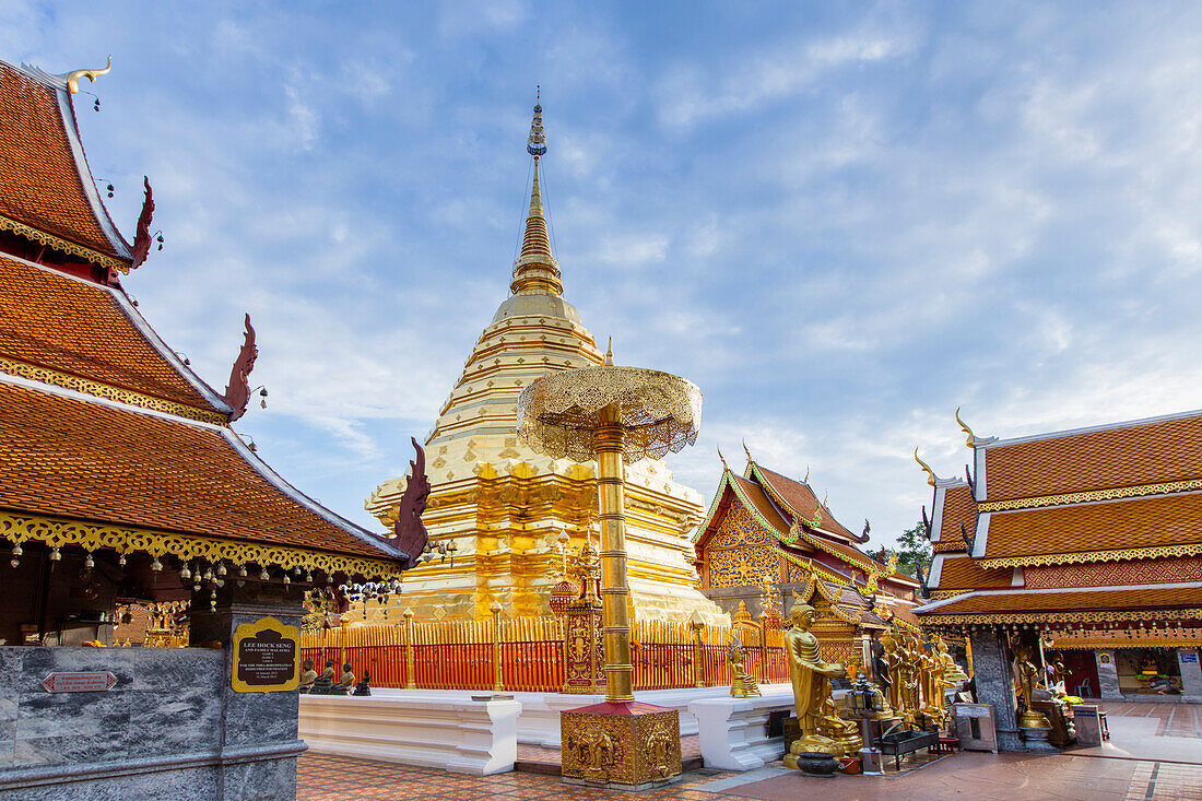 Doi Suthep temple, Chiang Mai, Thailand, Southeast Asia, Asia