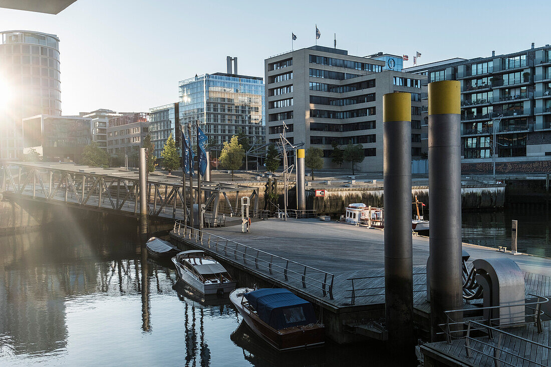 Sandtorkai in Hafencity, Hamburg, north Germany, Germany