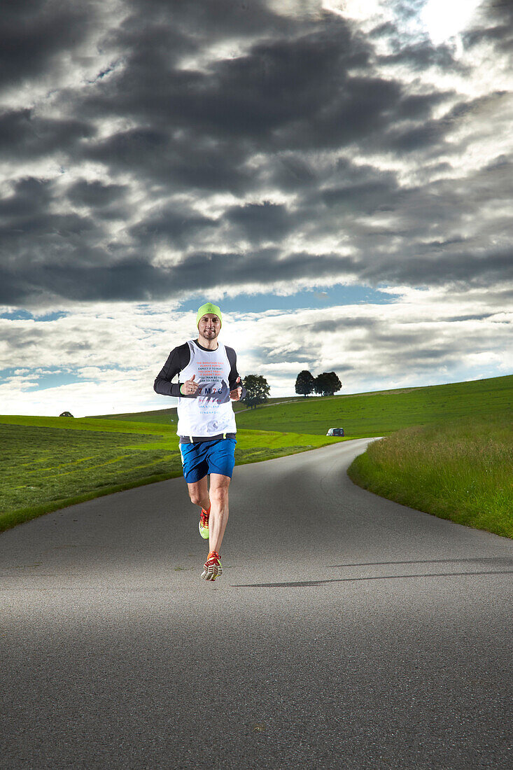 Paul Ramp, long distance runner, Otterfing, Bavaria, Germany 2016