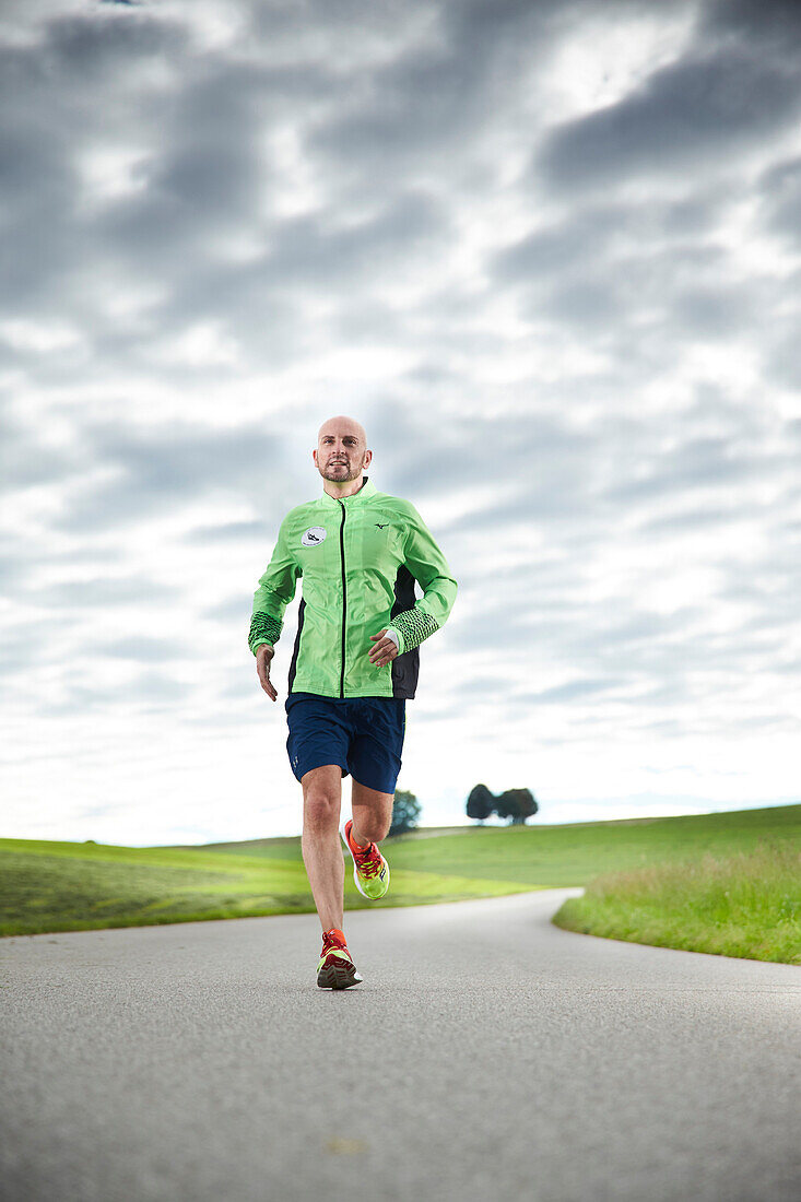 Paul Ramp, long distance runner, Otterfing, Bavaria, Germany 2016