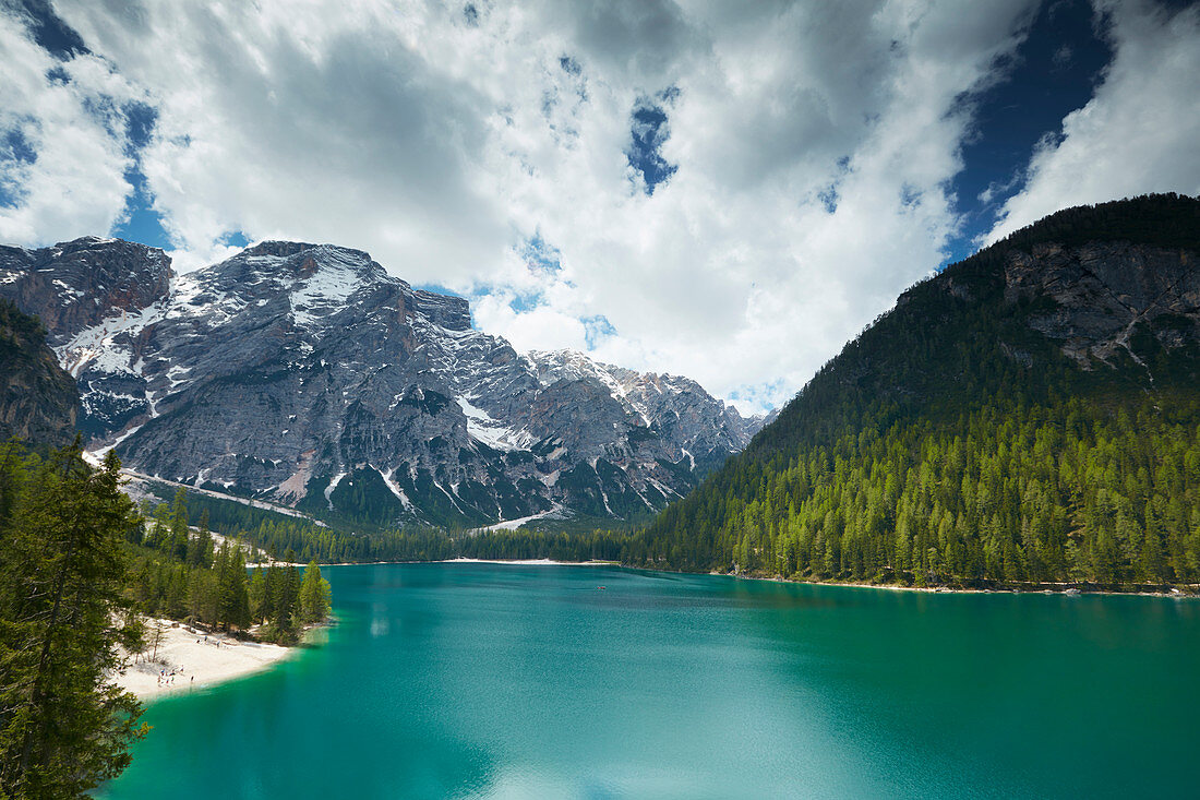 Pragser Wildsee, Hochpustertal, Südtirol, Italien