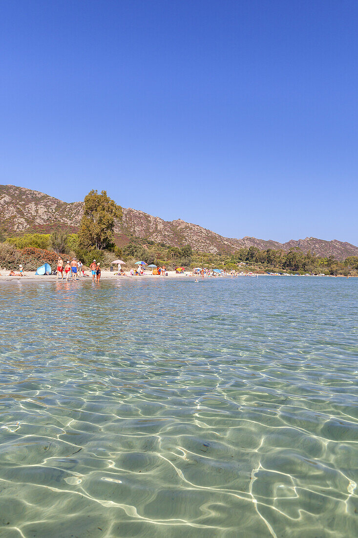 Strand Plage de la Roya in Saint-Florent, Korsika, Südfrankreich, Frankreich, Südeuropa, Europa