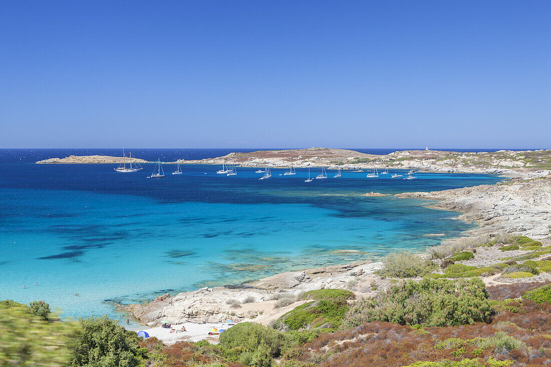 Blick von Algajo auf Punta di Spano, Korsika, Südfrankreich, Frankreich, Südeuropa, Europa