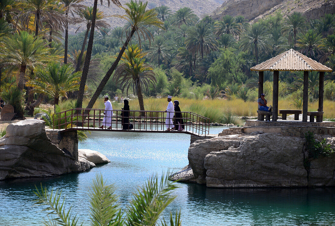 in the Wadi Bani Khalid near Sharquiyah desert, Oman