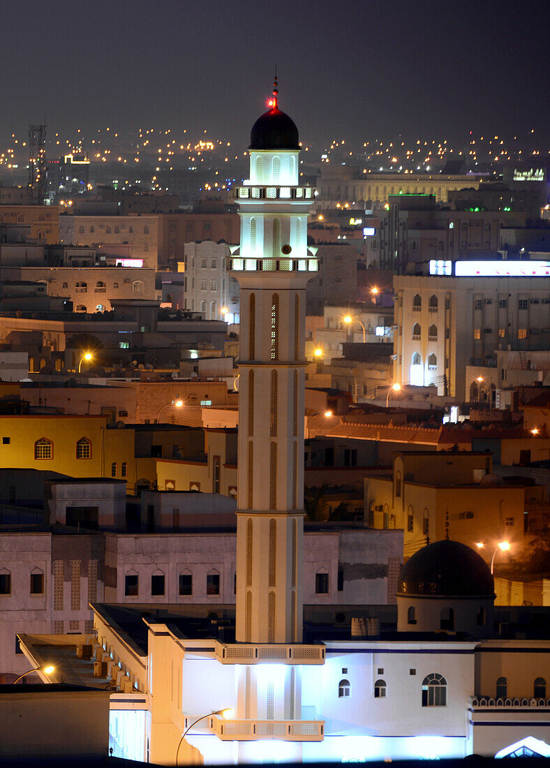 Abendlicher Blick über Salalah, Dhofar, Süd-Oman, Oman