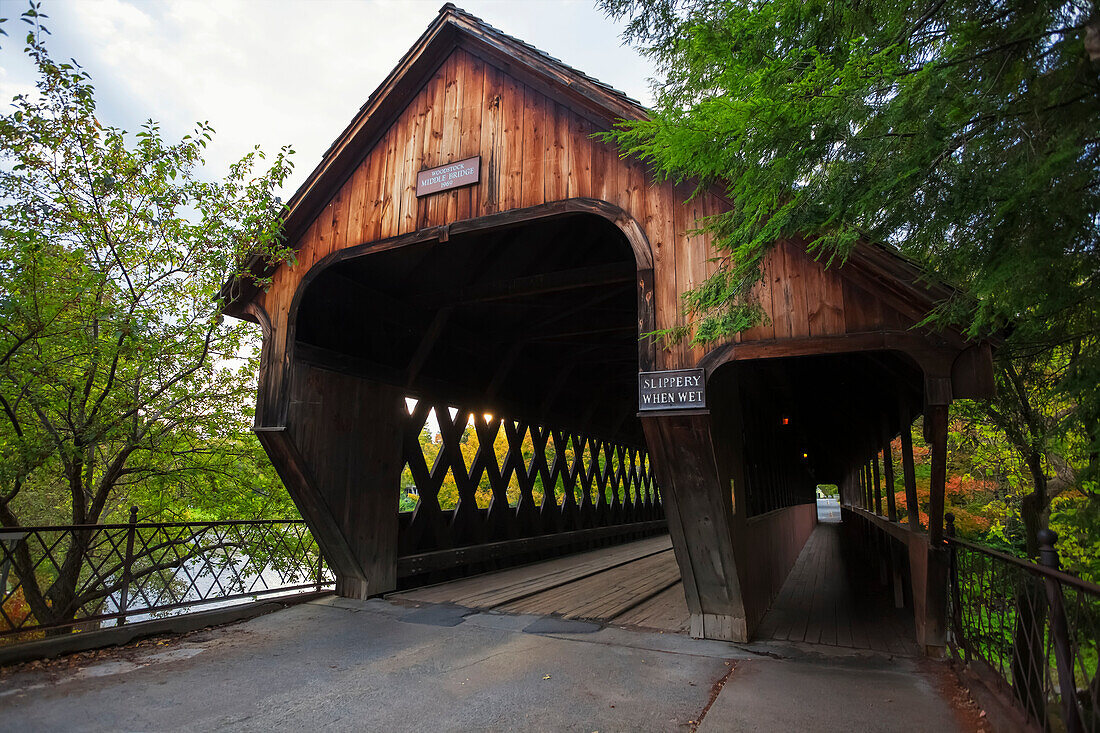 Middle Bridge, Woodstock, Vermont, United States of America