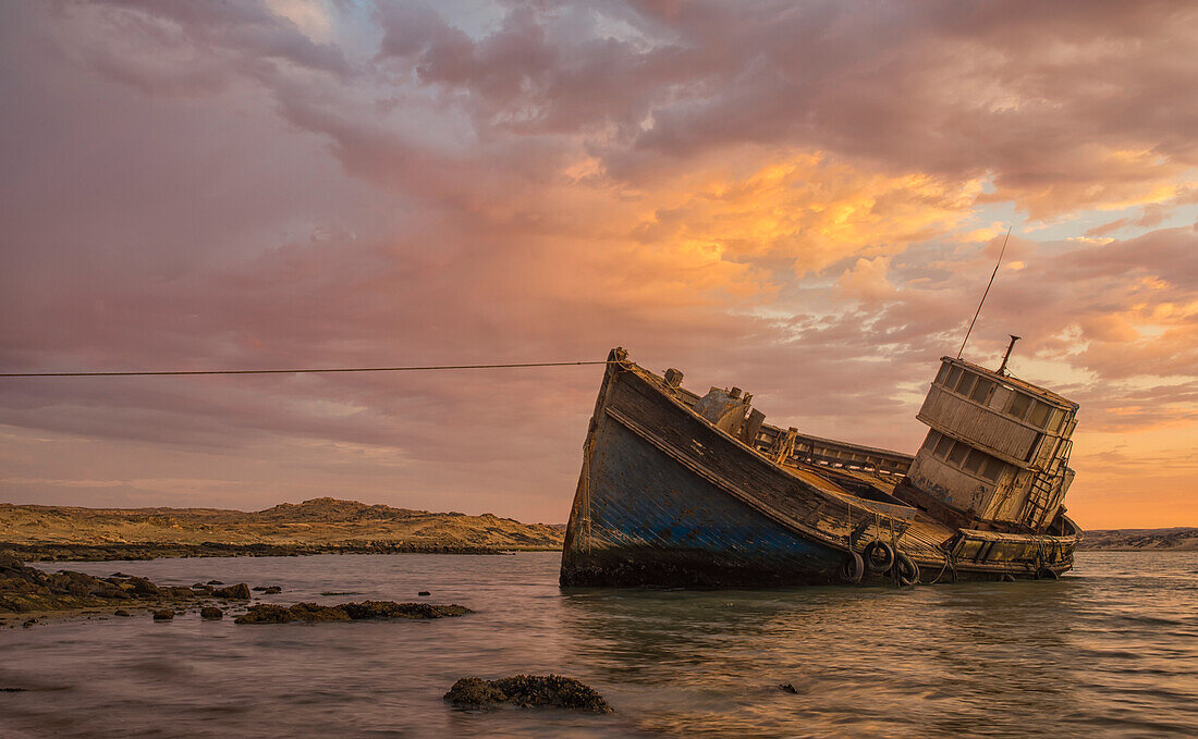 'The ''Elena'' shipwreck outside of Luderitz, Namibia'