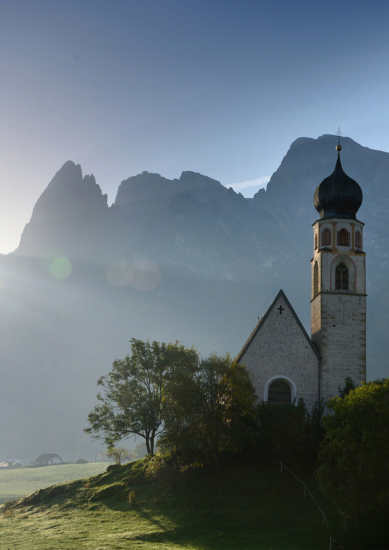 St. Konstantin, Schlern area, Dolomite Alps, South Tyrol, Italy