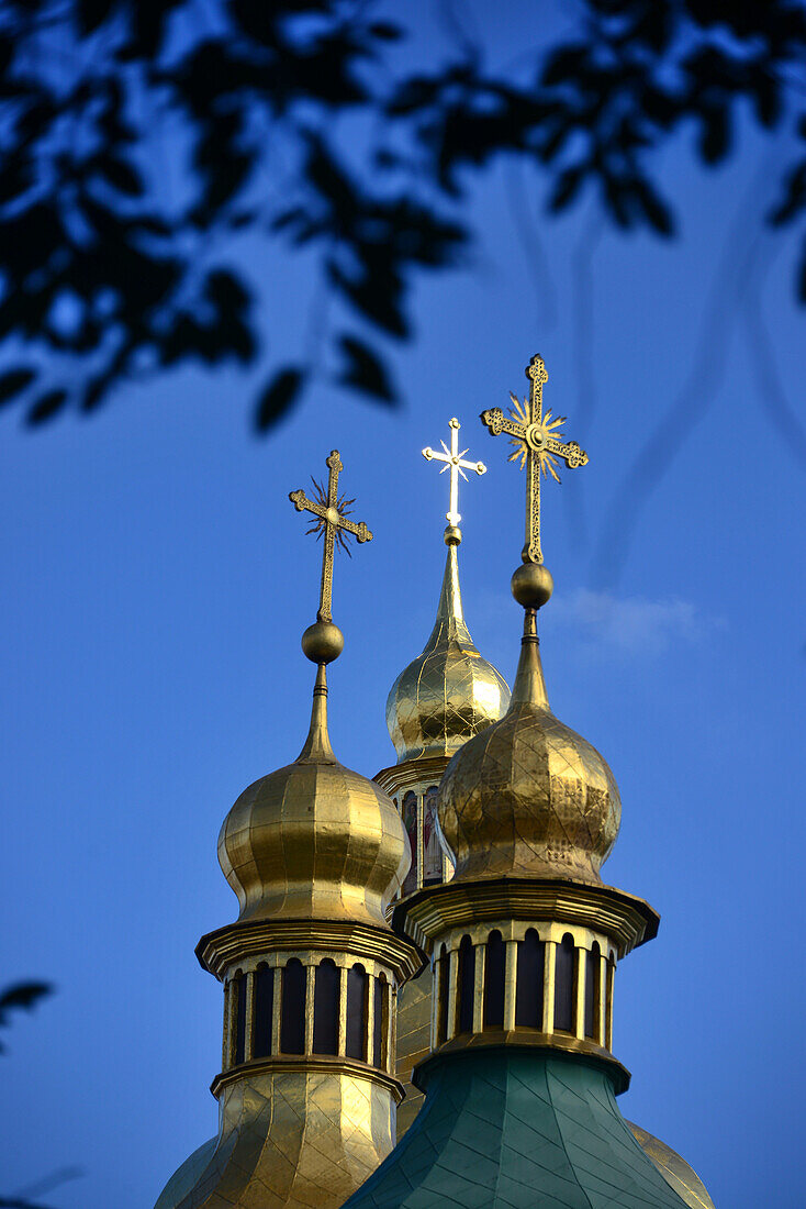 Towers of the Sophia cathedral, Kiew, Ukraine