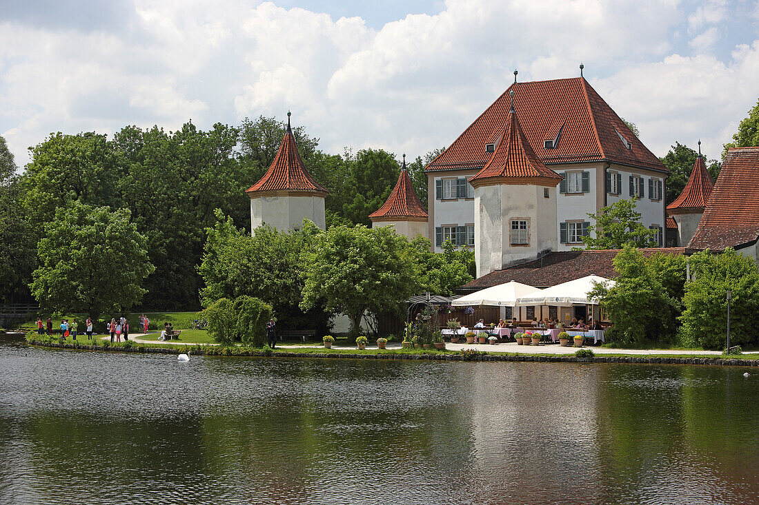 Blutenburg castle, Obermenzing, Munich, Bavaria, Germany