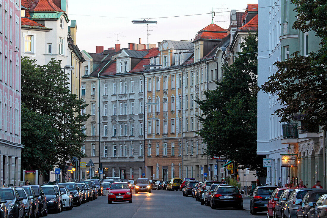 Elsaesser Straße, Haidhausen, München, Bayern, Deutschland