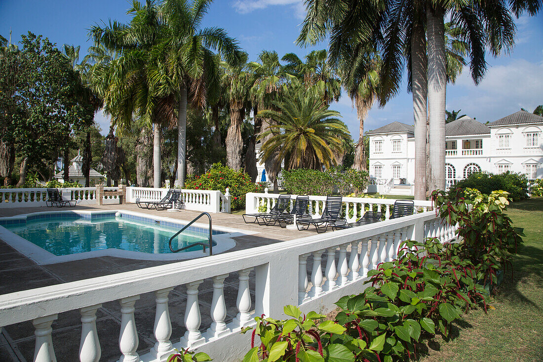 Private pool at Royal Court of Half Moon Resort Rose Hall, near Montego Bay, Saint James, Jamaica