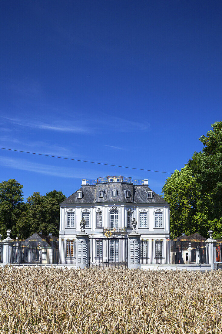 Castle Falkenlust in Bruehl, Middle Rhine Valley, North Rhine-Westphalia, Germany, Europe