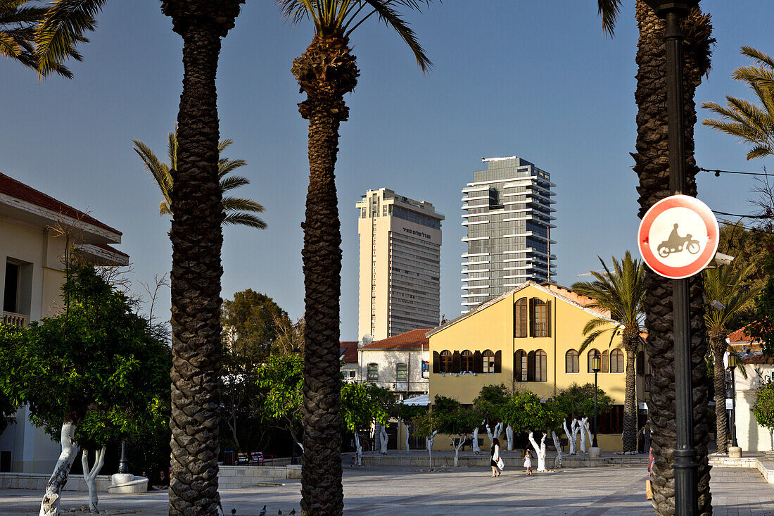 Yehieli-Platz, Neve Tzedek Nachbarschaft, Tel-Aviv, Israel