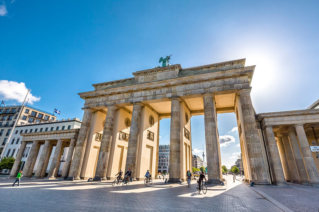 Brandenburger Tor, Pariser Platz, Mitte, Berlin, Deutschland