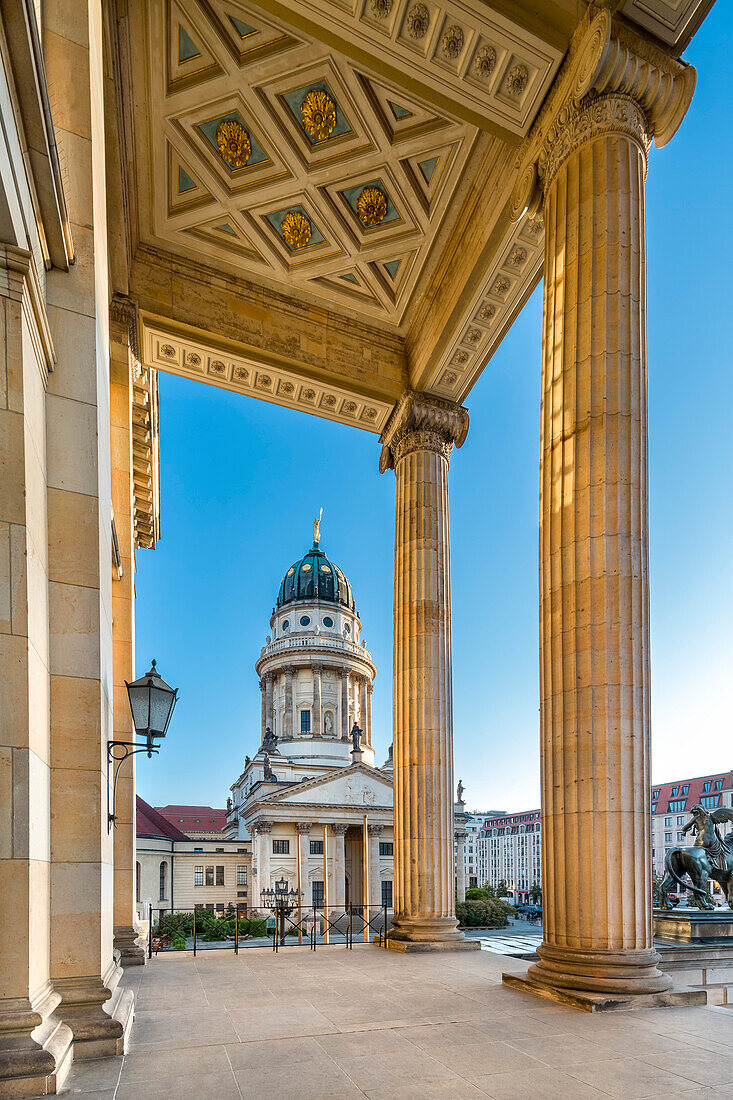 Konzerthaus und Deutscher Dom, Gendarmenmarkt, Mitte, Berlin, Deutschland