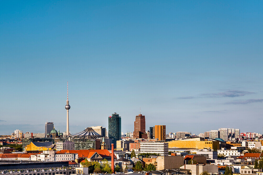 Blick auf den Potsdamer Platz, Berlin, Deutschland