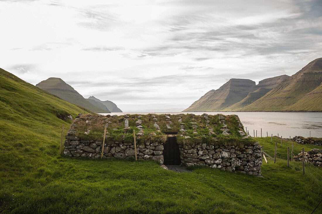 Old shed of stone, Faeroe Islands