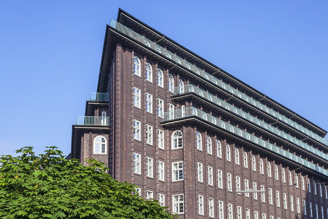 UNESCO World Heritage Chilehaus in district Kontorhausviertel, Hanseatic City of Hamburg, Northern Germany, Germany, Europe