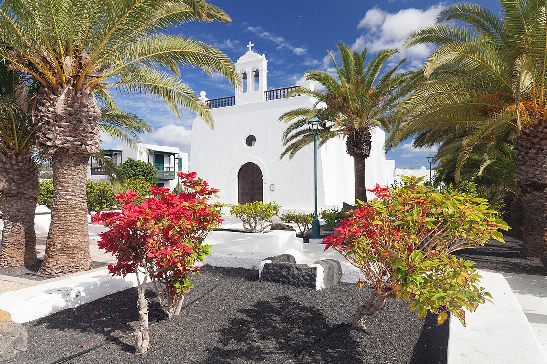 Iglesia de San Isidro Labrador Kirche, Uga, Lanzarote, Kanarische Inseln, Spanien, Europa