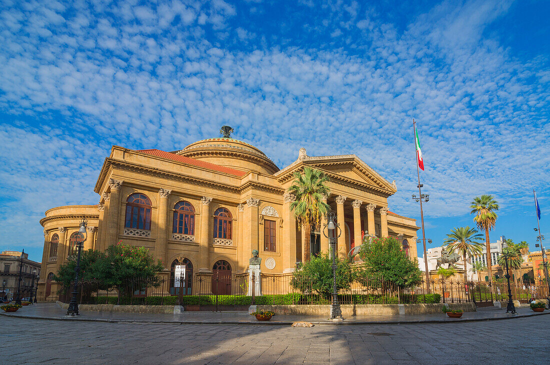 Teatro Massimo, Palermo, Sizilien, Italien, Europa