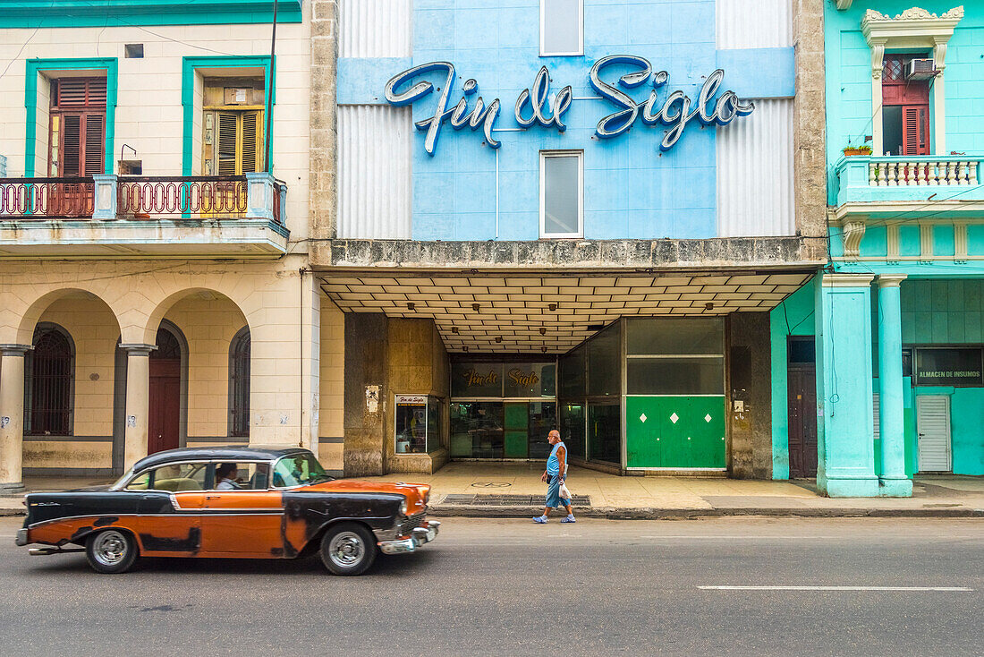Avenida de Italia, Centro Habana, Havanna, Kuba, Westindische Inseln, Karibik, Mittelamerika
