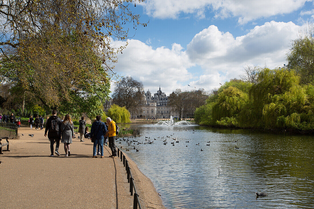 St. James's Park, Whitehall, Westminster, London, England, United Kingdom, Europe