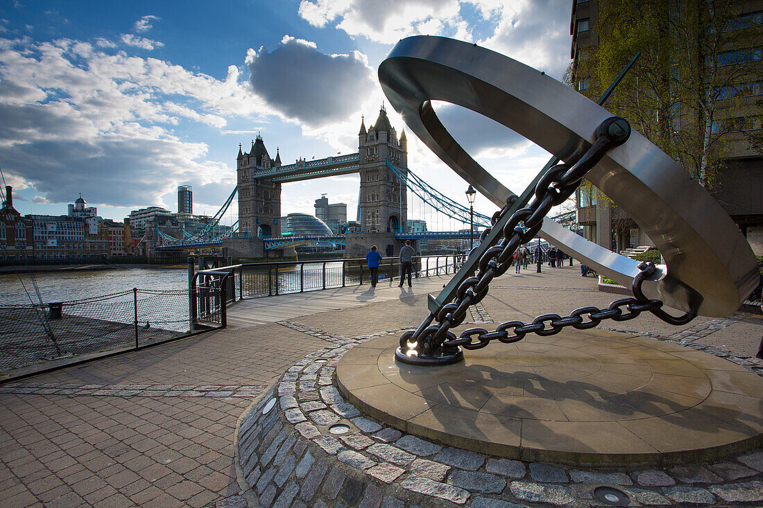 Tower Bridge and River Thames, London, England, United Kingdom, Europe