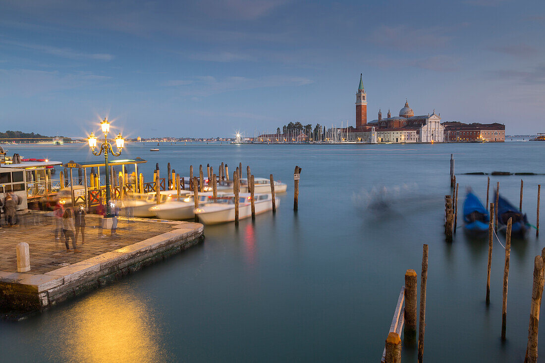 View to San Giorgio Maggiore, Venice, UNESCO World Heritage Site, Veneto, Italy, Europe