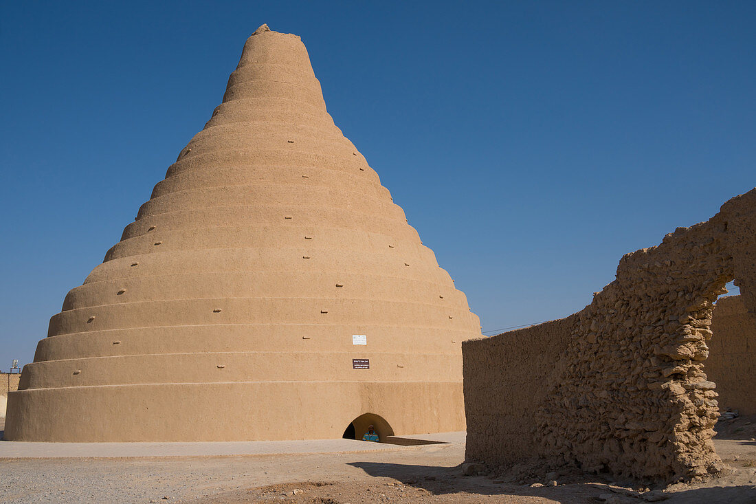 Eishaus für die Erhaltung von Eis, Arbukuh, in der Nähe von Yazd, Iran, Mittlerer Osten