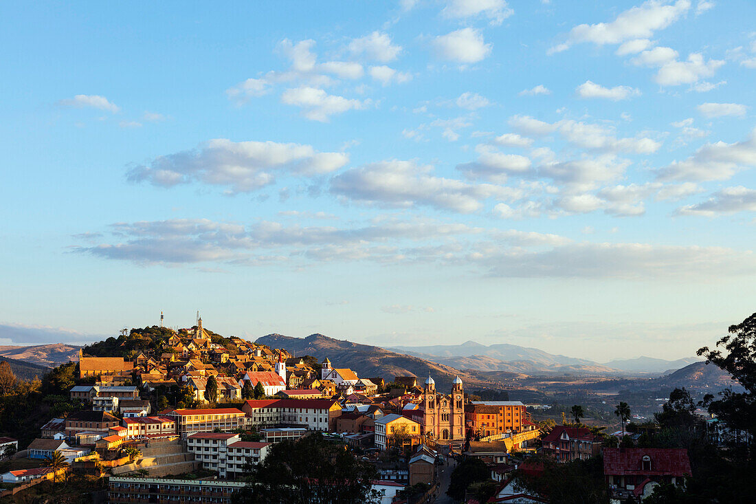 Fianarantsoa Haute Ville am Nachmittag, Zentralbereich, Madagaskar, Afrika
