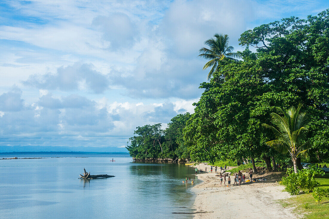 Strand in Kokopo, Ost-Neuen Großbritannien, Papua-Neuguinea, Pazifik