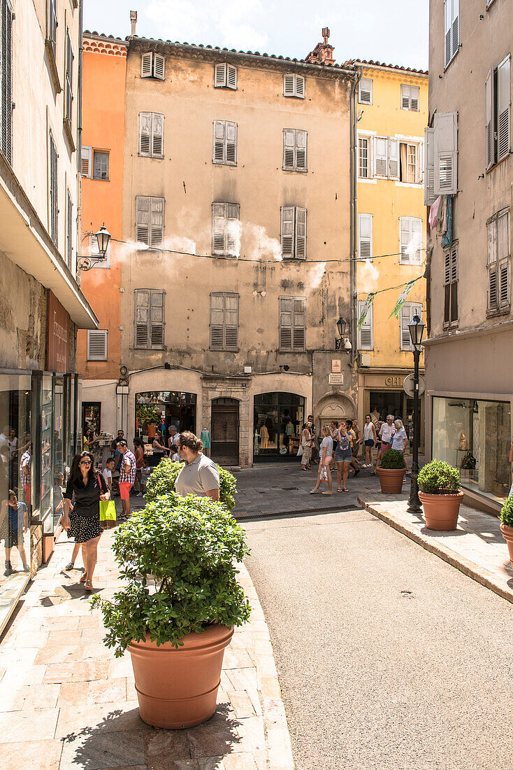 City of perfume, center of Grasse, summer, Provence-Alpes-Cote d'Azur, France