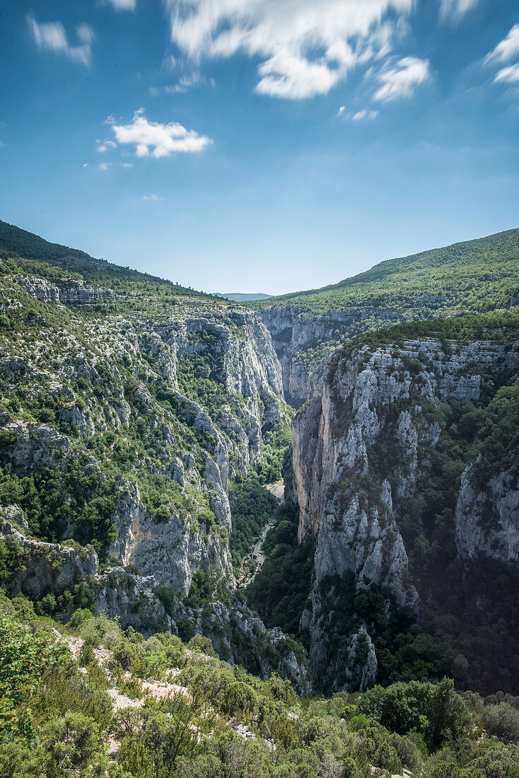 Verdon gorge, Verdon river, Route des Cretes, Vosges, Provence-Alpes-Cote d'Azur, France