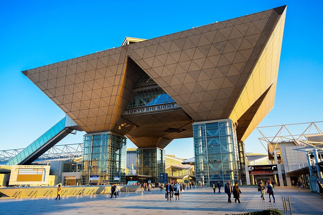 Japan, Tokyo City, Odaiba District, Tokyo Big Sight Bldg. , Internationales Ausstellungszentrum.