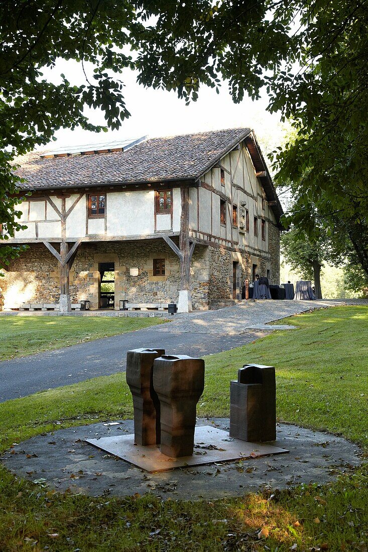 Sculptures of Eduardo Chillida, Caserio Zabalaga, Chillida Leku Museum, Hernani, Near of Donostia, San Sebastian, Gipuzkoa, Basque Country, Spain