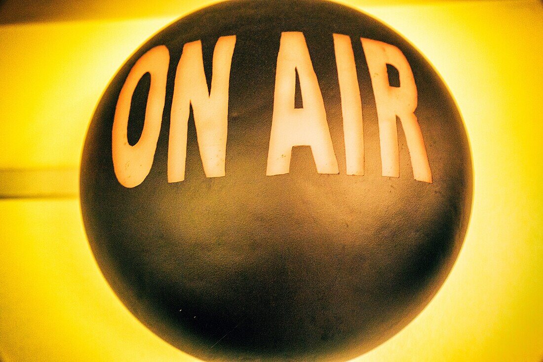 'On air' sign